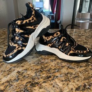 Steve Madden cheetah sneakers